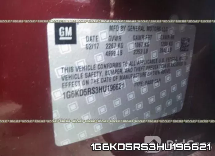 1G6KD5RS3HU196621 фото 10