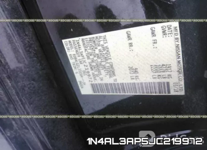 1N4AL3AP5JC219972 фото 10