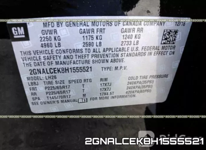 2GNALCEK8H1555521 фото 10