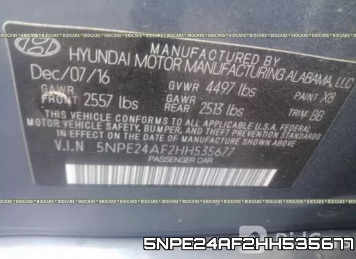 5NPE24AF2HH535677 фото 10