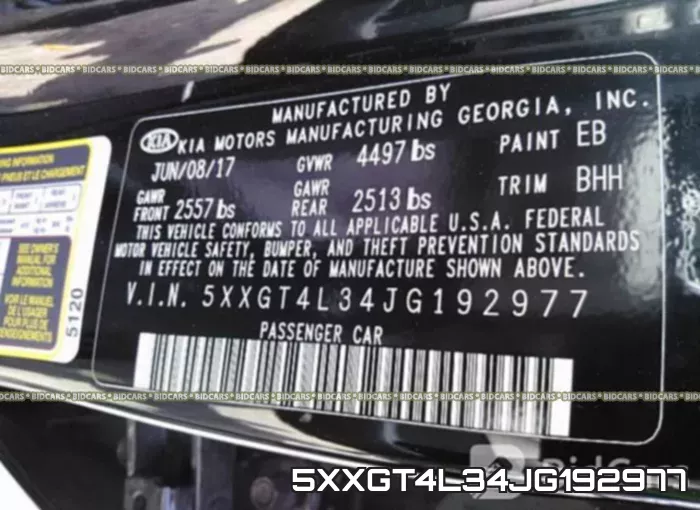 5XXGT4L34JG192977 фото 10