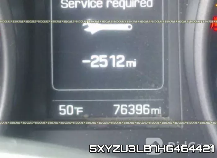 5XYZU3LB7HG464421 фото 8