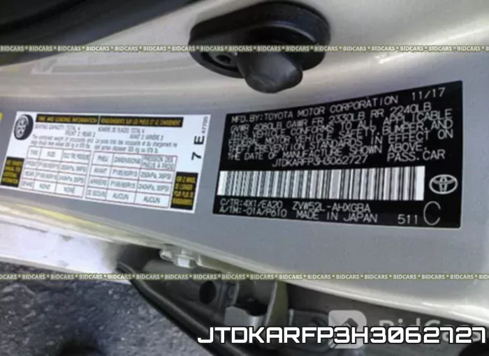 JTDKARFP3H3062727 фото 10