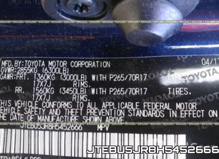 JTEBU5JR8H5452666 фото 10