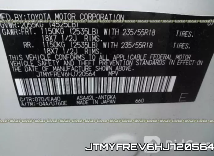 JTMYFREV6HJ720564 фото 10
