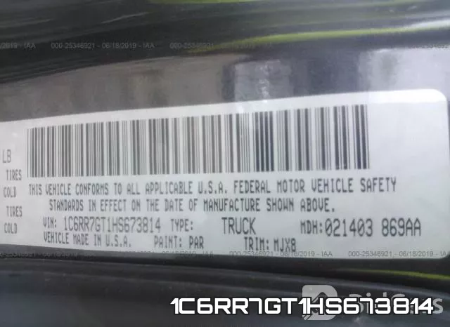 1C6RR7GT1HS673814 фото 10