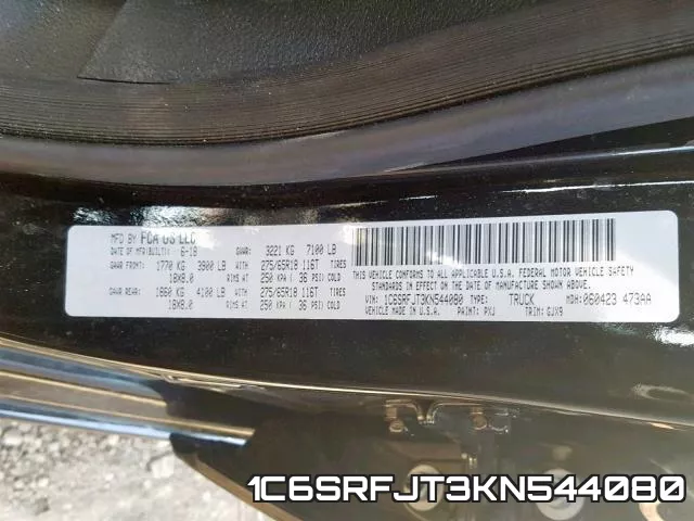 1C6SRFJT3KN544080 фото 2
