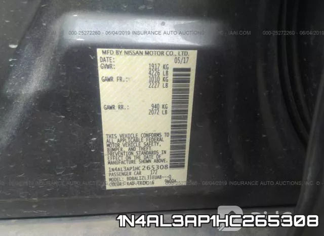 1N4AL3AP1HC265308 фото 10