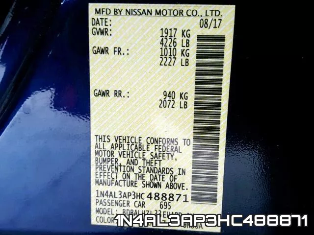 1N4AL3AP3HC488871 фото 2