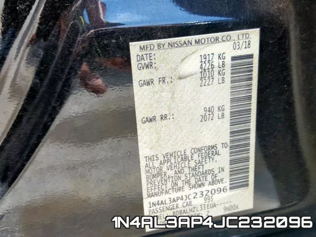 1N4AL3AP4JC232096 фото 2