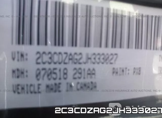 2C3CDZAG2JH333027 фото 10