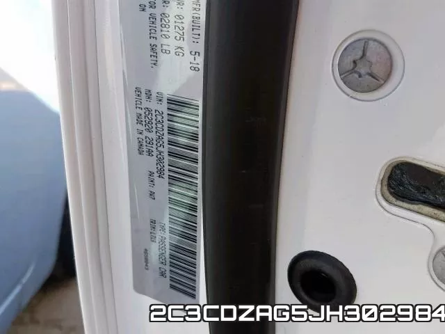 2C3CDZAG5JH302984 фото 2