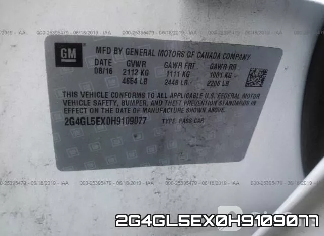 2G4GL5EX0H9109077 фото 10