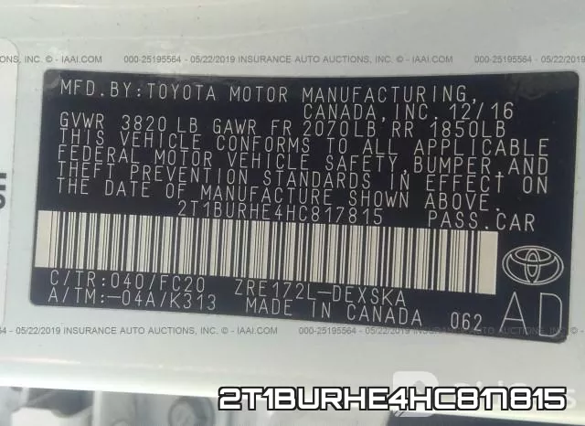 2T1BURHE4HC817815 фото 10
