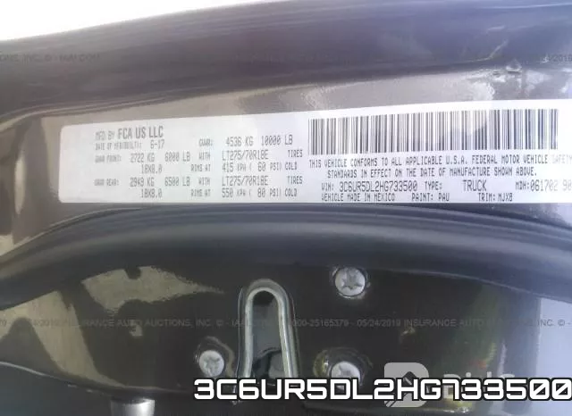 3C6UR5DL2HG733500 фото 10