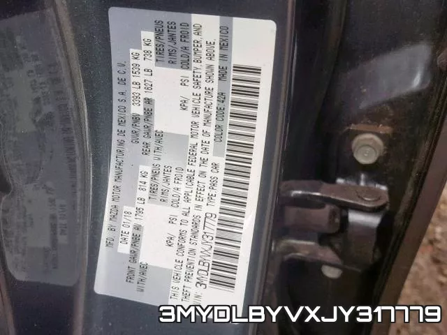 3MYDLBYVXJY317779 фото 2