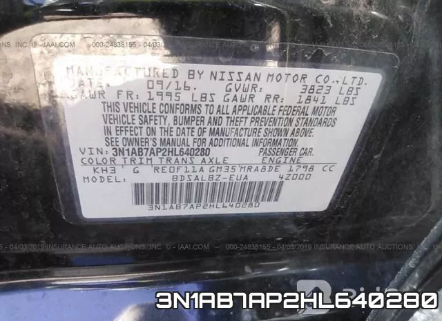 3N1AB7AP2HL640280 фото 10