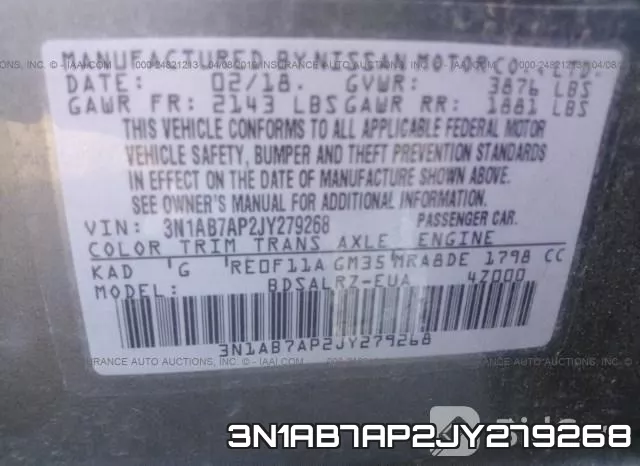 3N1AB7AP2JY279268 фото 10