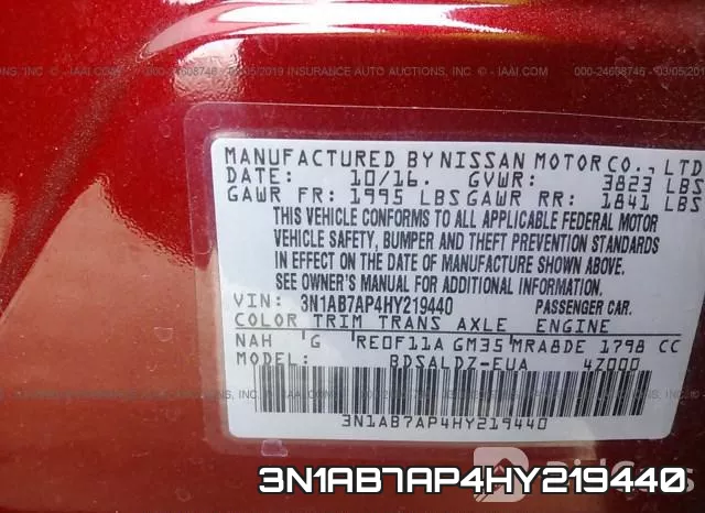 3N1AB7AP4HY219440 фото 10