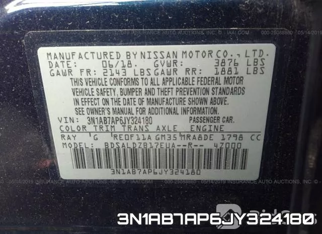 3N1AB7AP6JY324180 фото 10