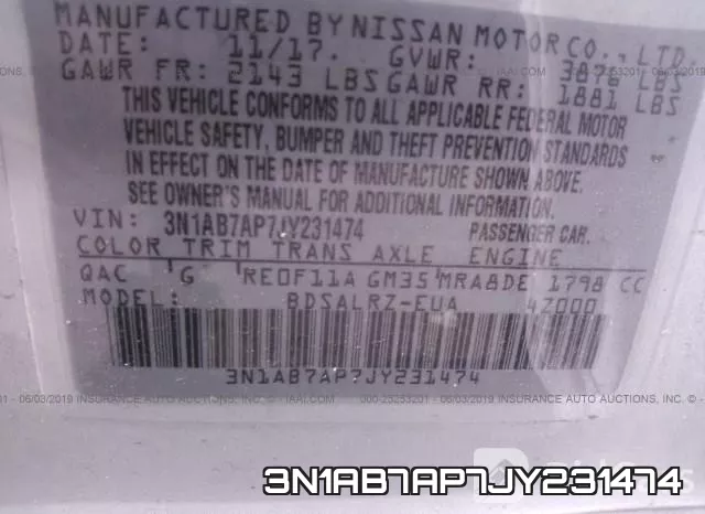 3N1AB7AP7JY231474 фото 10