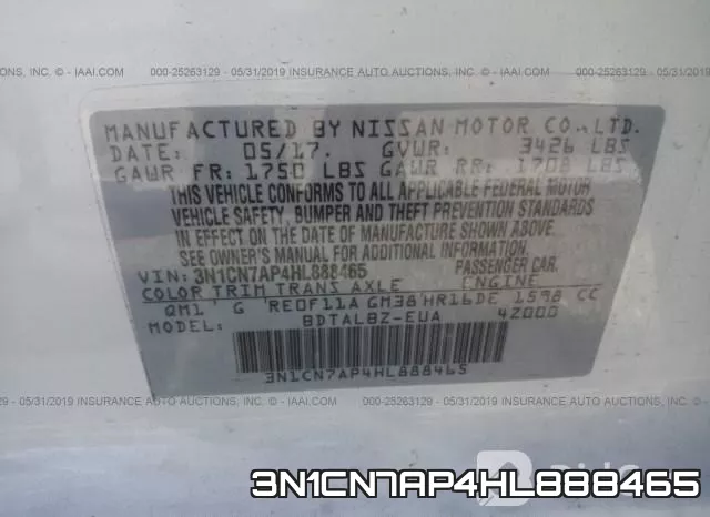 3N1CN7AP4HL888465 фото 10
