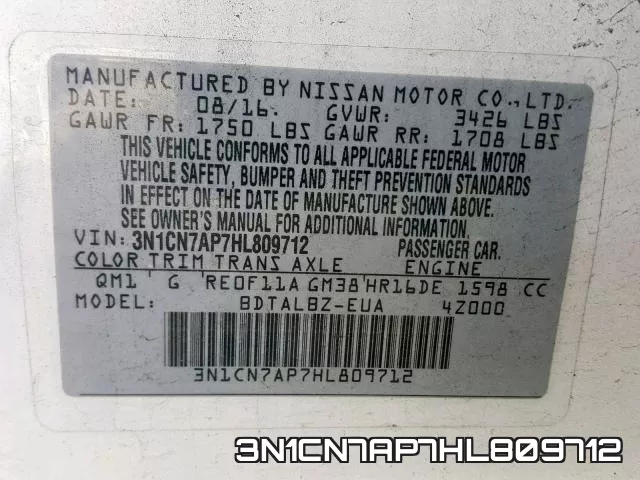 3N1CN7AP7HL809712 фото 2
