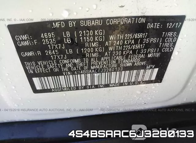 4S4BSAAC6J3280133 фото 10
