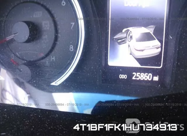 4T1BF1FK1HU734913 фото 8