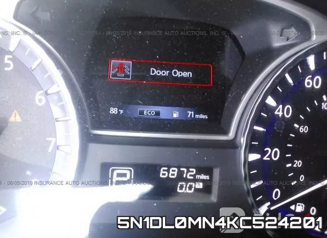 5N1DL0MN4KC524201 фото 8