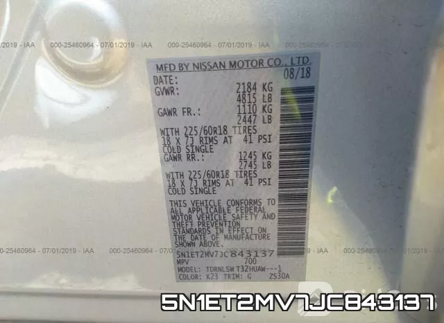 5N1ET2MV7JC843137 фото 10
