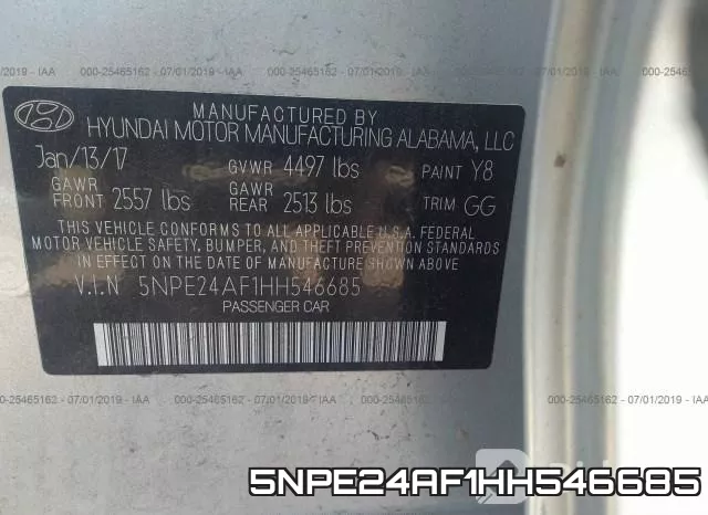5NPE24AF1HH546685 фото 10