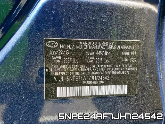 5NPE24AF7JH724542 фото 2