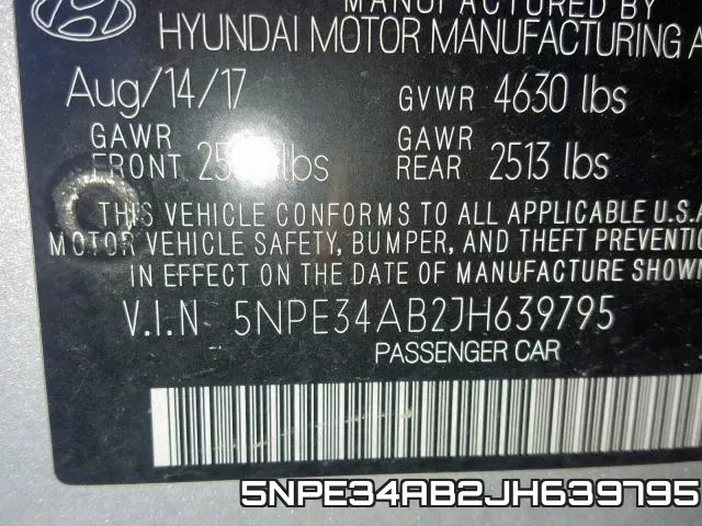 5NPE34AB2JH639795 фото 2