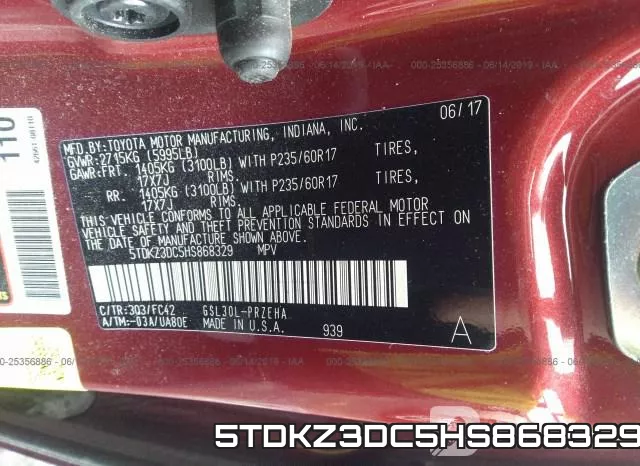 5TDKZ3DC5HS868329 фото 10
