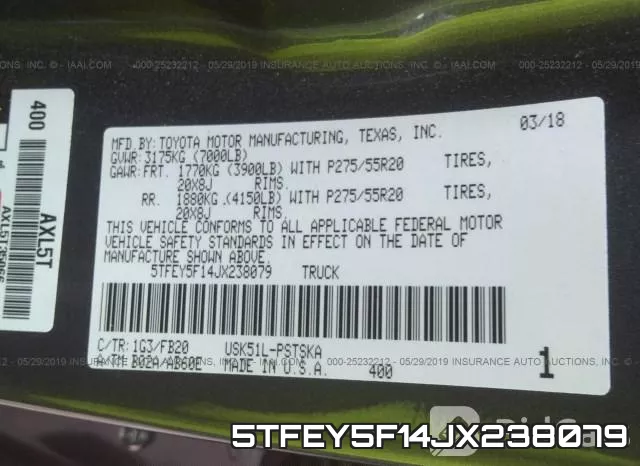 5TFEY5F14JX238079 фото 10
