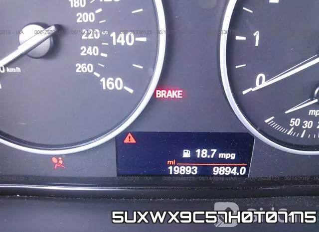 5UXWX9C57H0T07175 фото 8