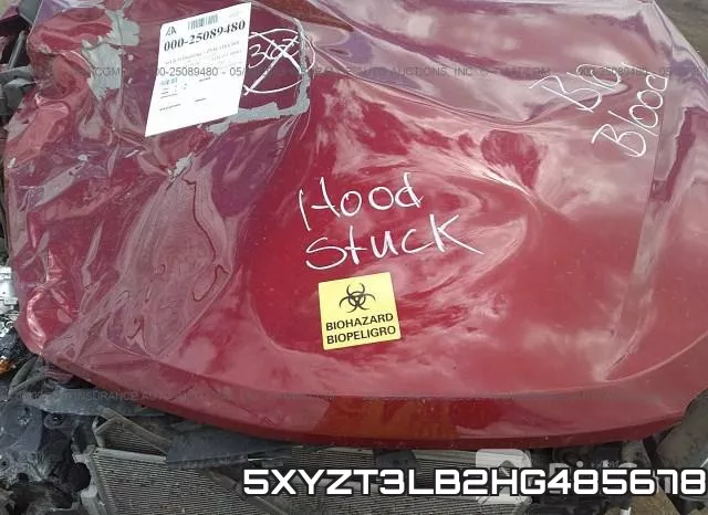 5XYZT3LB2HG485678 фото 2