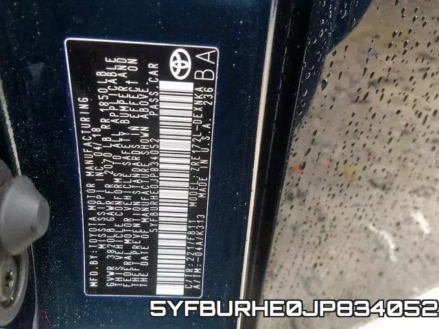 5YFBURHE0JP834052 фото 2