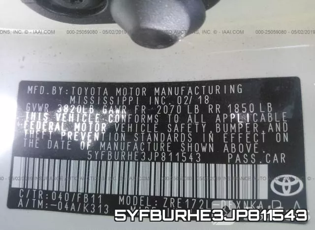 5YFBURHE3JP811543 фото 10