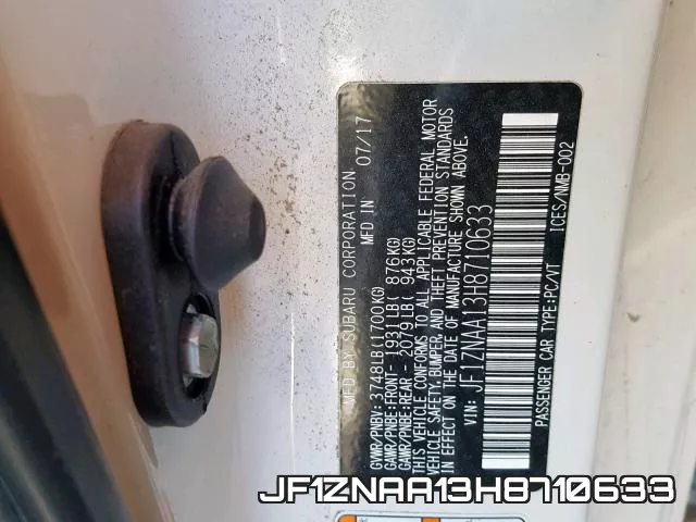 JF1ZNAA13H8710633 фото 2