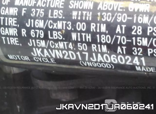 JKAVN2D17JA060241 фото 2