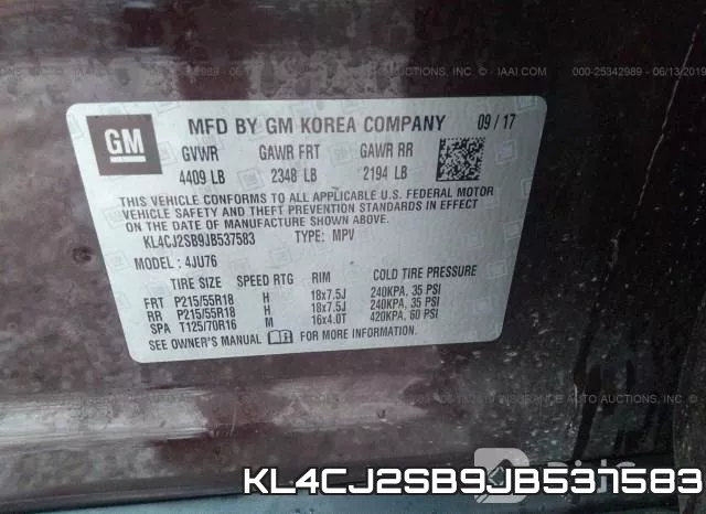 KL4CJ2SB9JB537583 фото 10