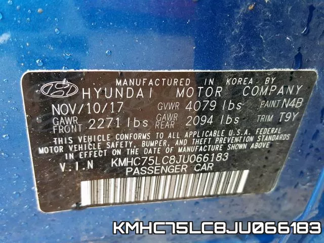 KMHC75LC8JU066183 фото 2