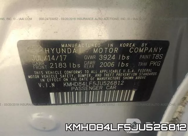 KMHD84LF5JU526812 фото 10