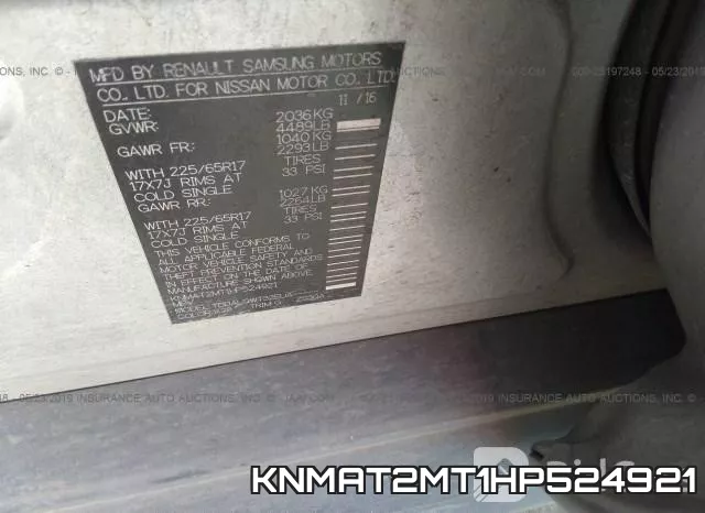KNMAT2MT1HP524921 фото 10