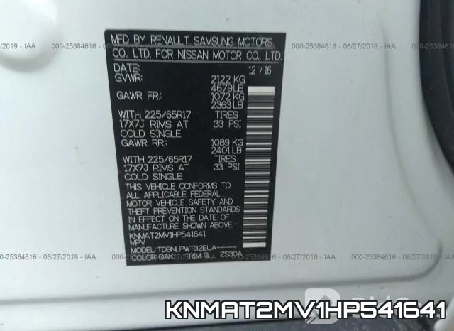 KNMAT2MV1HP541641 фото 10