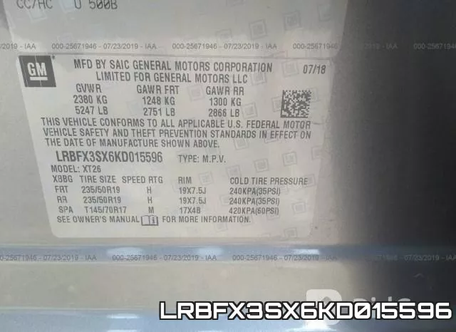 LRBFX3SX6KD015596 фото 10