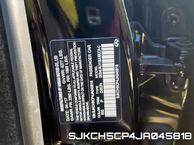SJKCH5CP4JA045818 фото 2