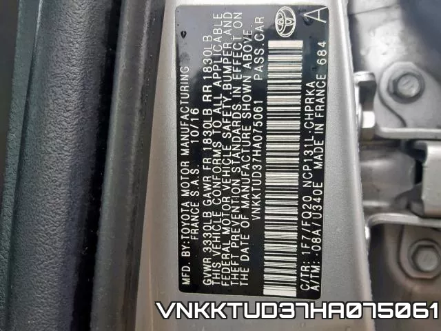 VNKKTUD37HA075061 фото 2